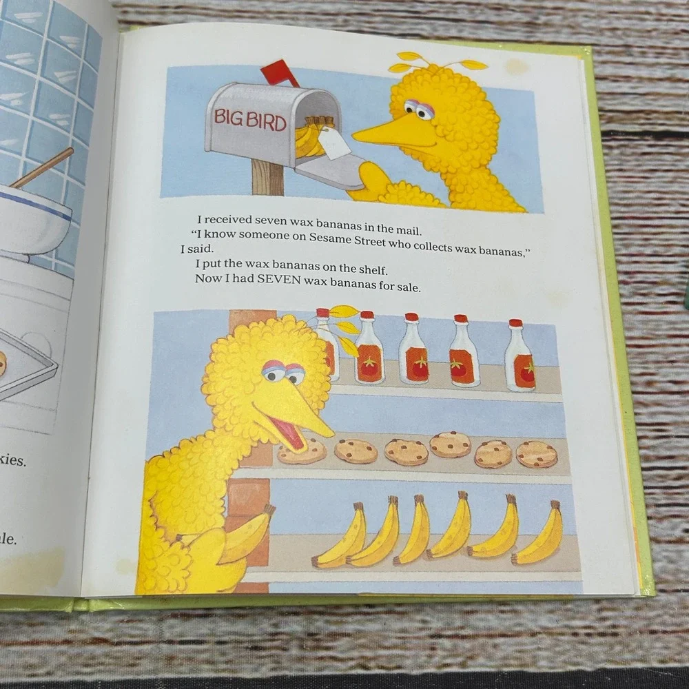 Sesame Street Big Bird StoryMagic I Can Count to Ten & Back Again 1986 Book Only